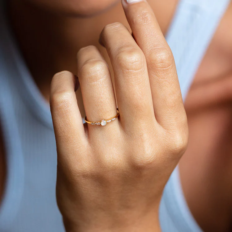 Opal Sparkle Ring - Image 2