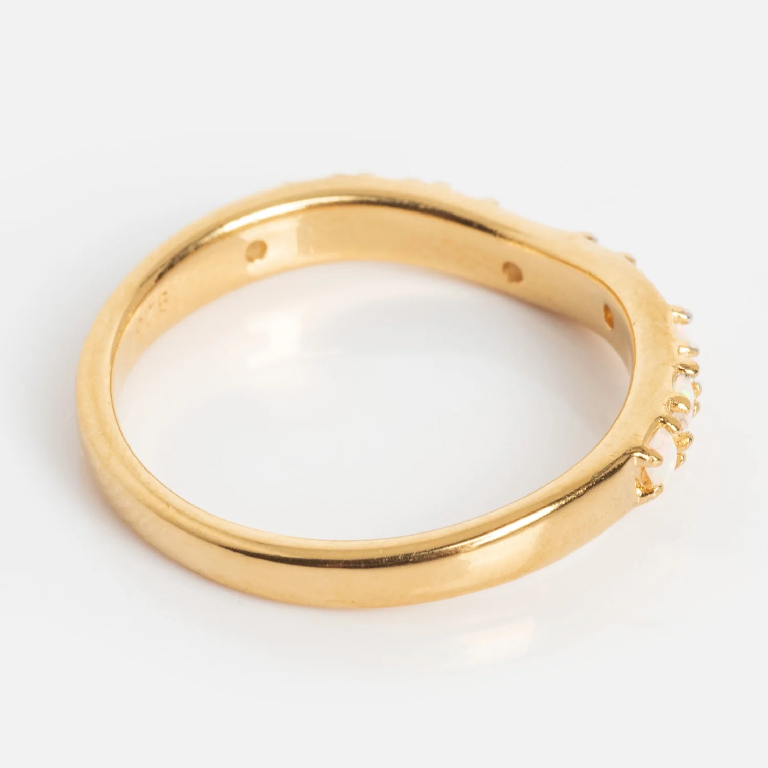 Opal Stacking Wave Ring - Image 8