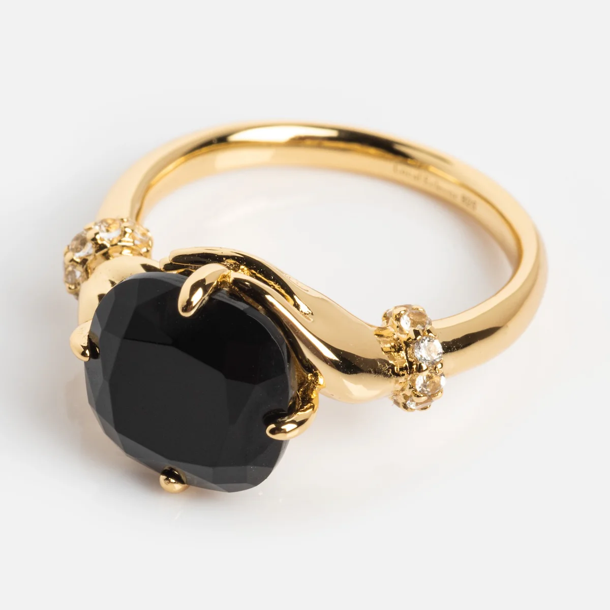 Past Life Black Spinel Statement Ring - Image 10