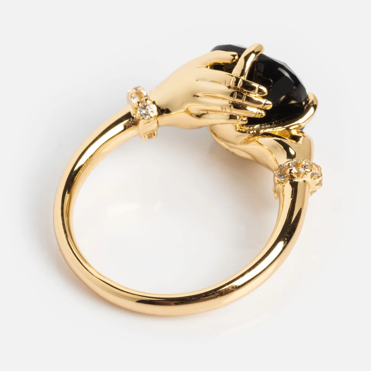 Past Life Black Spinel Statement Ring - Image 11