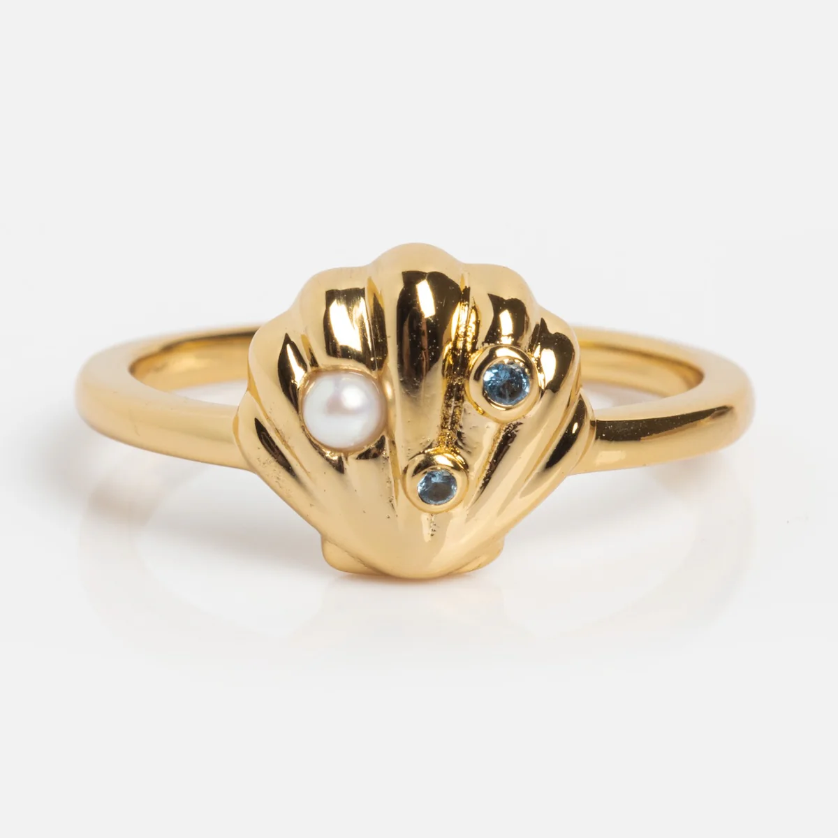 Perfect Pearl Shell Ring