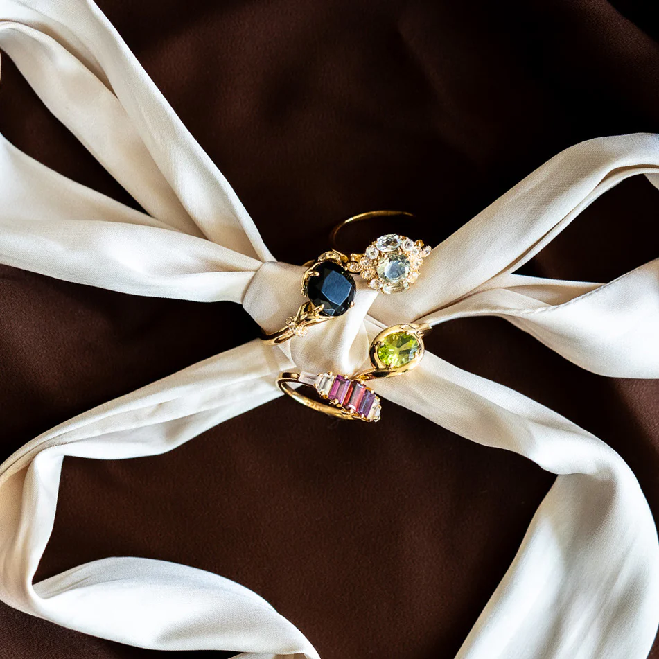 Peridot Poetry Statement Ring - Image 8