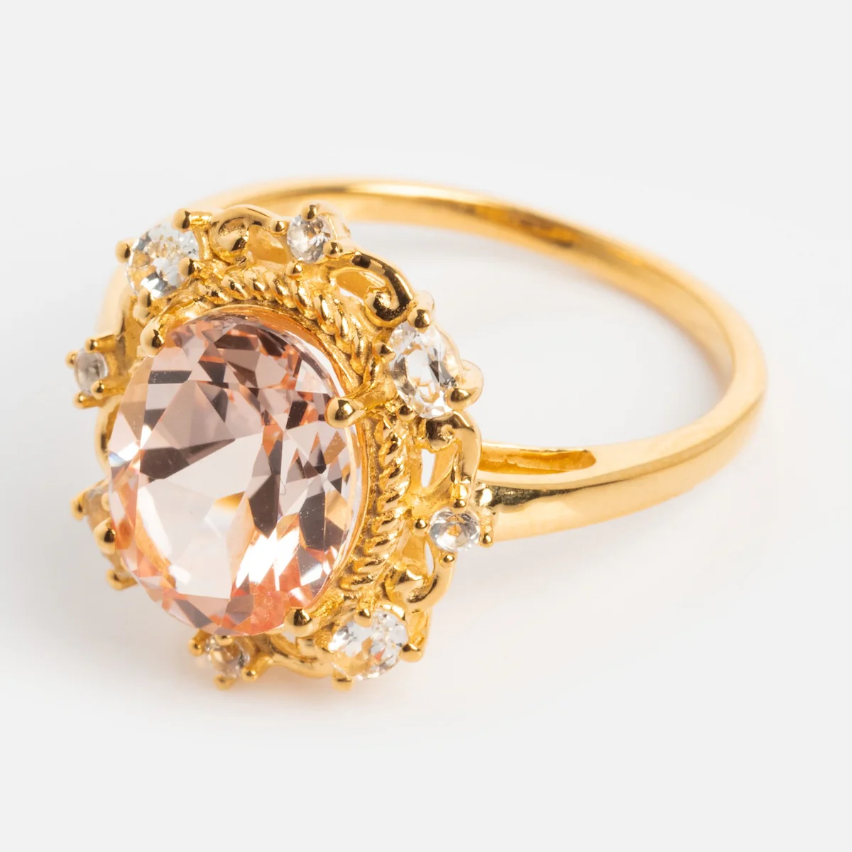 Royal Blush Cocktail Ring - Image 11