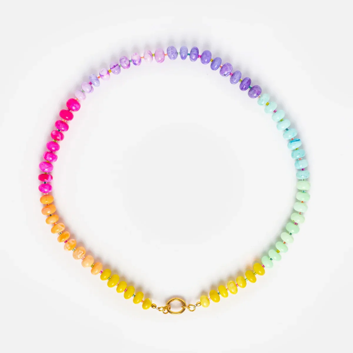 Sale! Beaded Gemstone Charm Holder Necklace - Image 5