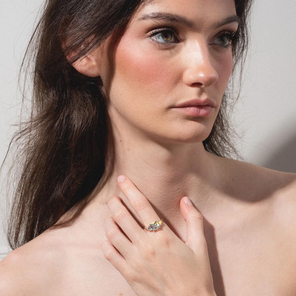 14k Seraphina Angel Aura Quartz Ring - Image 4