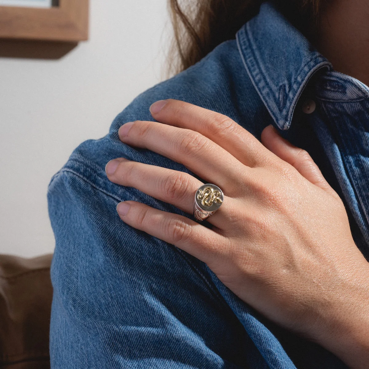 Serpent Signet Ring - Image 3