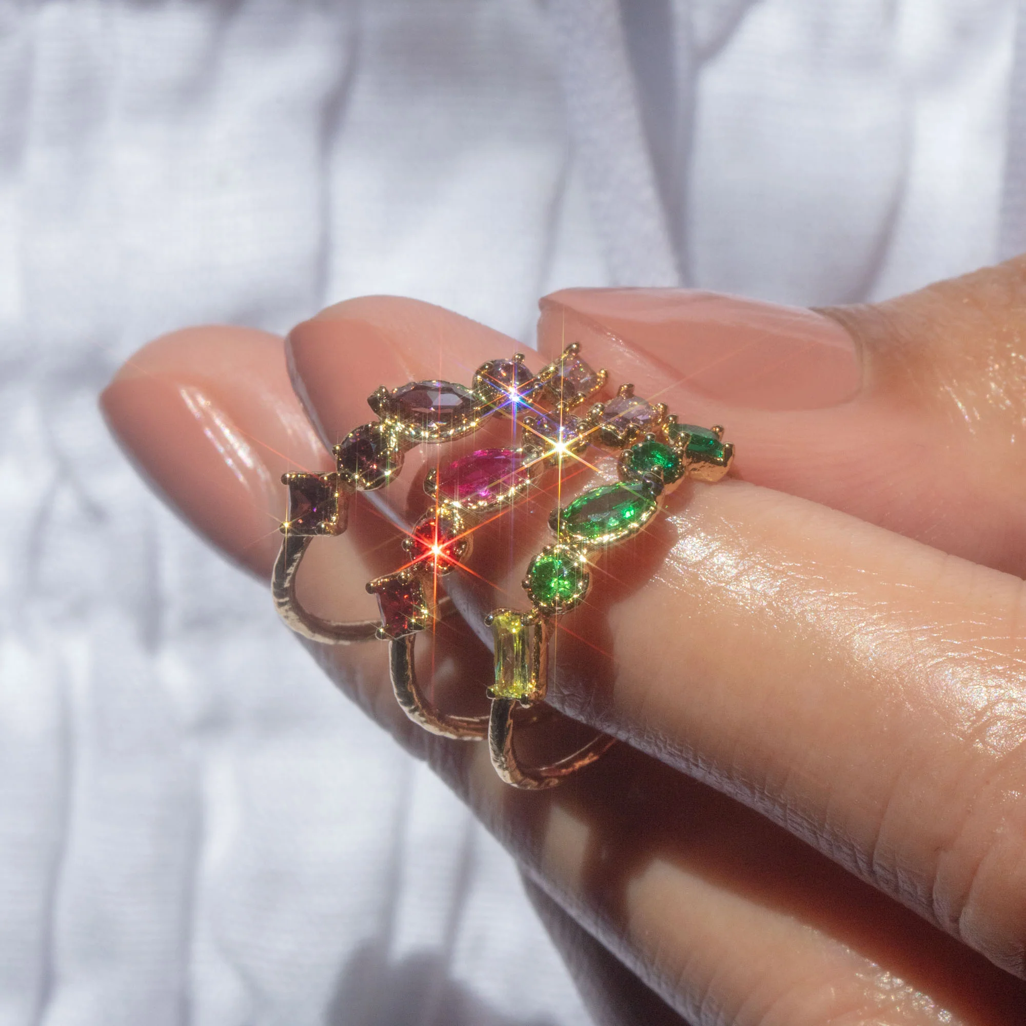 Shades of You Ombre Birthstone Ring - Image 5