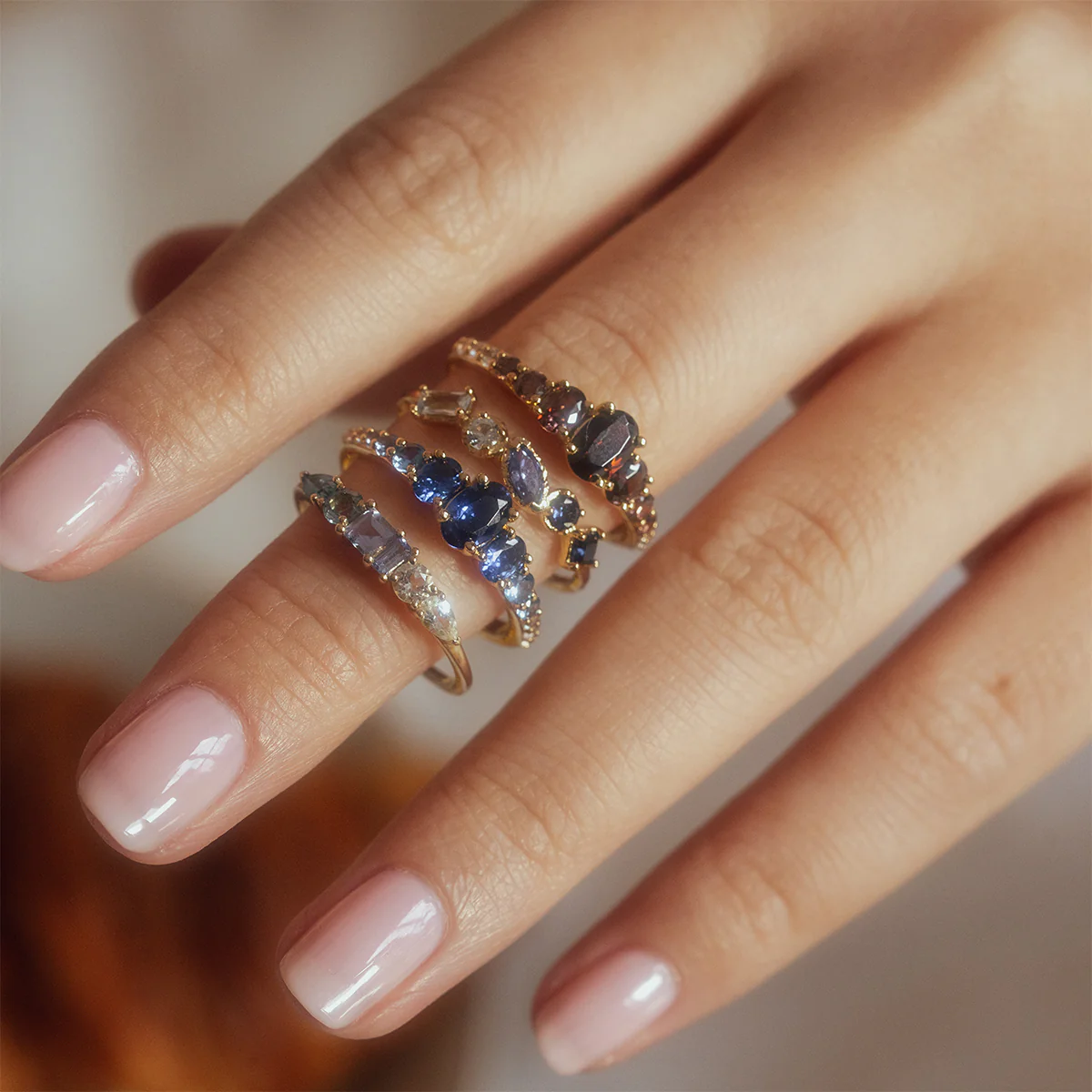 Shades of You Ombre Birthstone Ring - Image 6