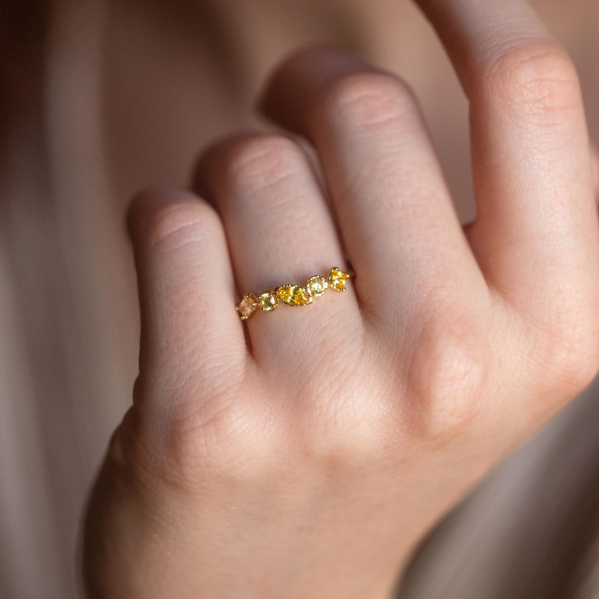 Shades of You Ombre Birthstone Ring - Image 8