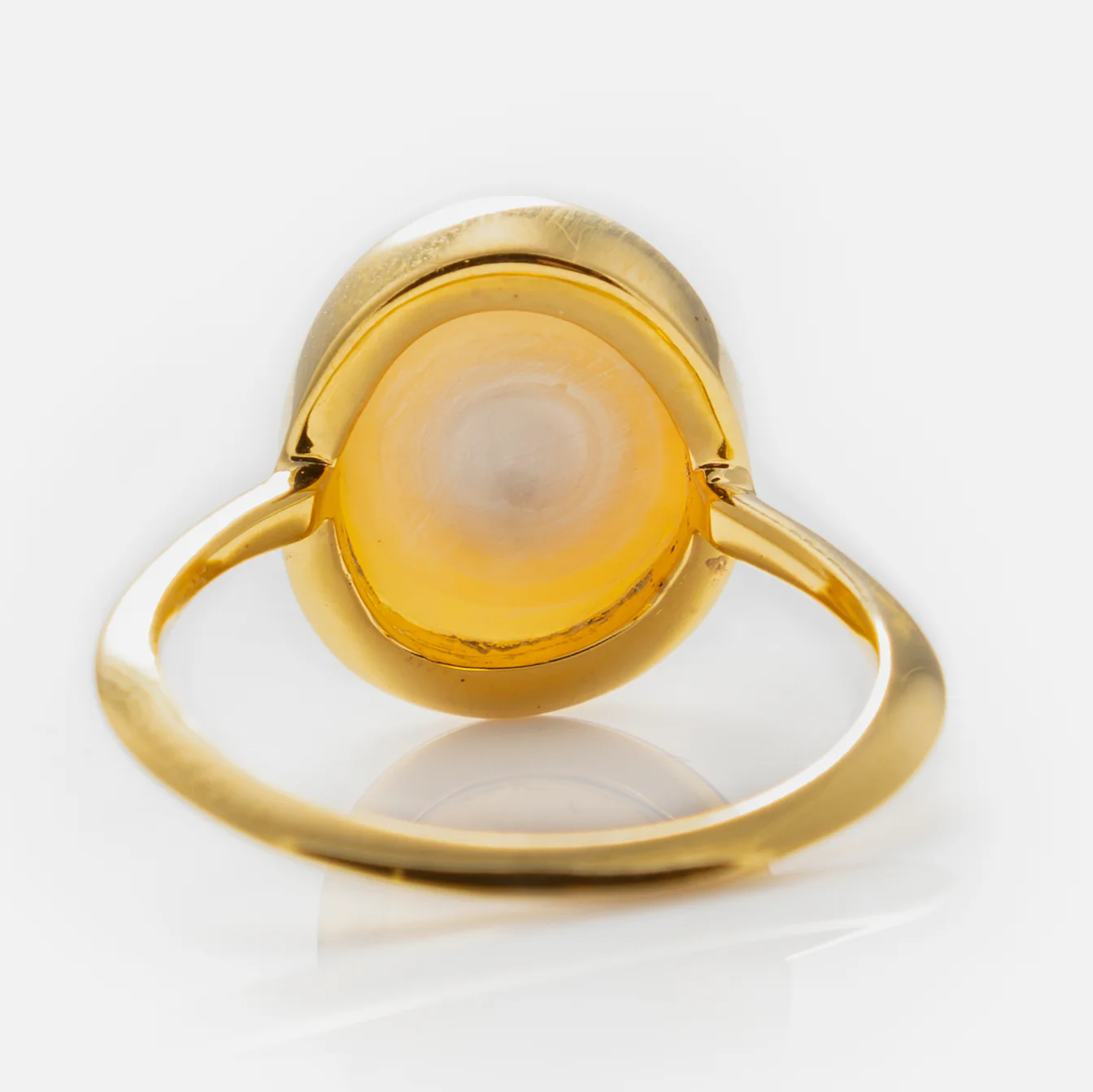 Simple Semi Precious Pearl Ring - Image 9