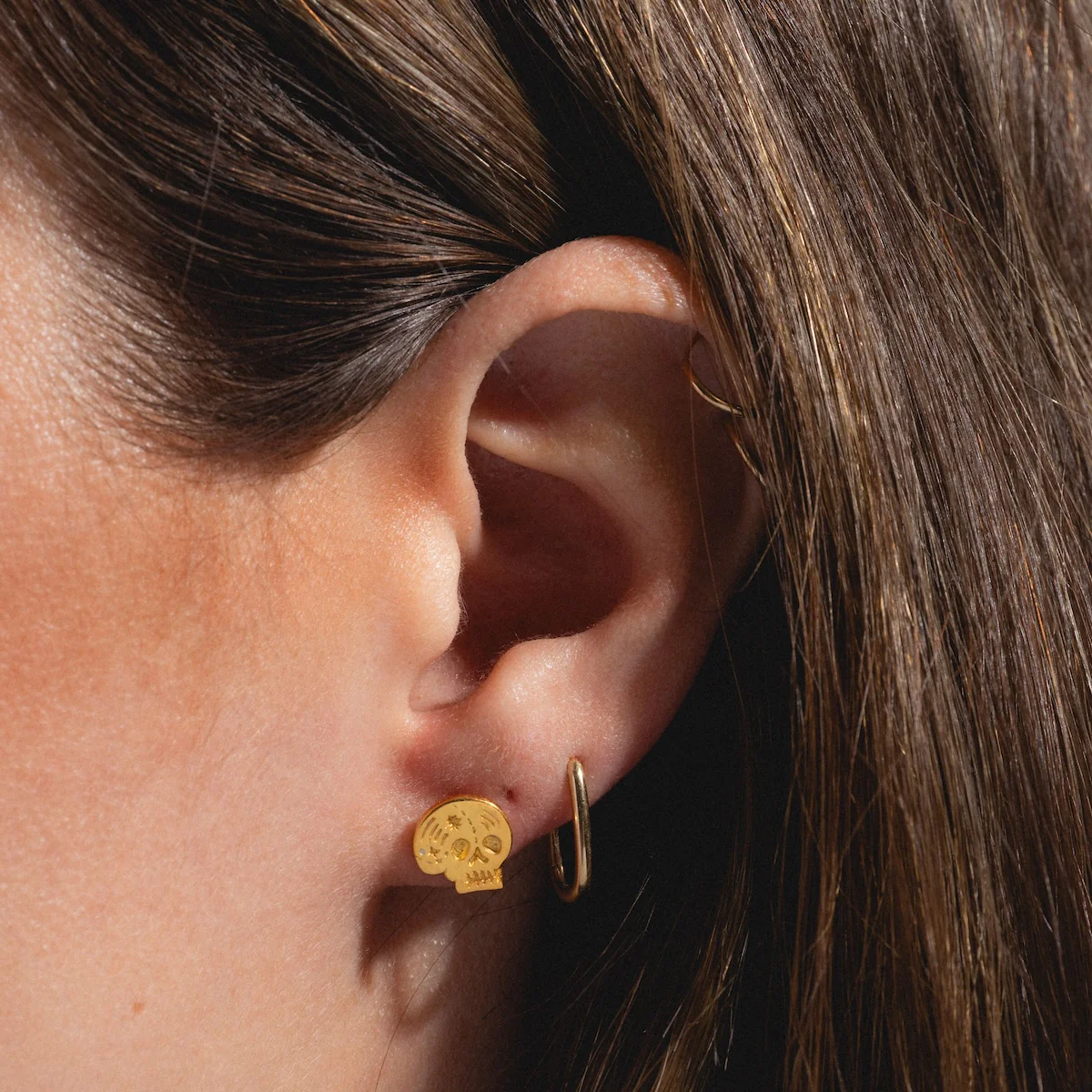Skull Stud Earrings - Image 6