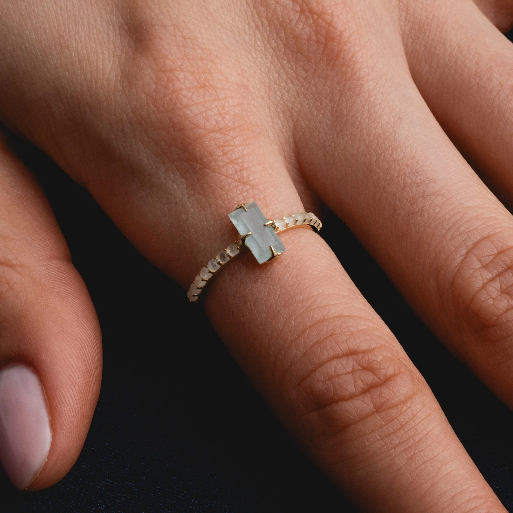Solid Gold 2026 March Aquamarine Capsule Set with Free Gift - Image 3
