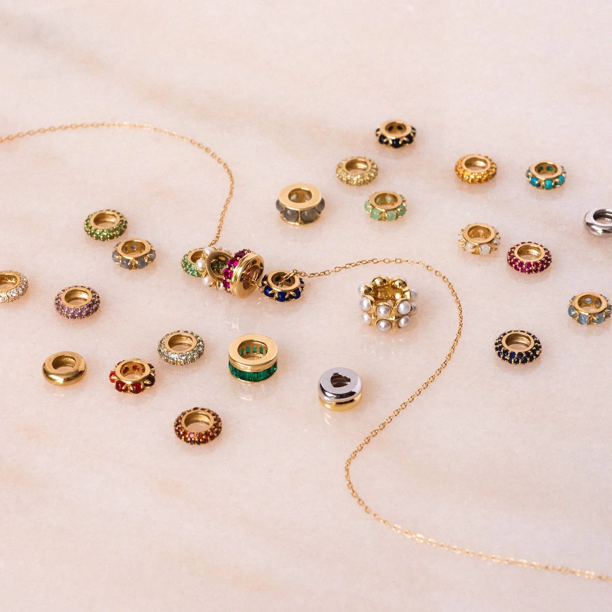 Solid Gold Anniversaire Charm - Image 5