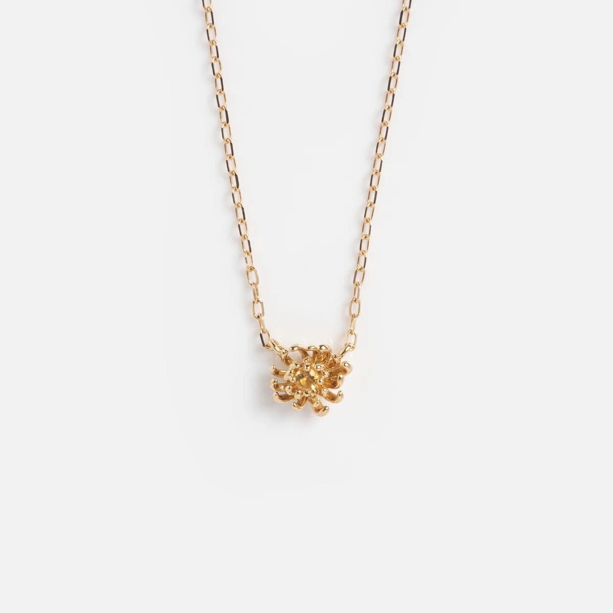 Solid Gold Birth Flower Bloom Necklace - Image 18