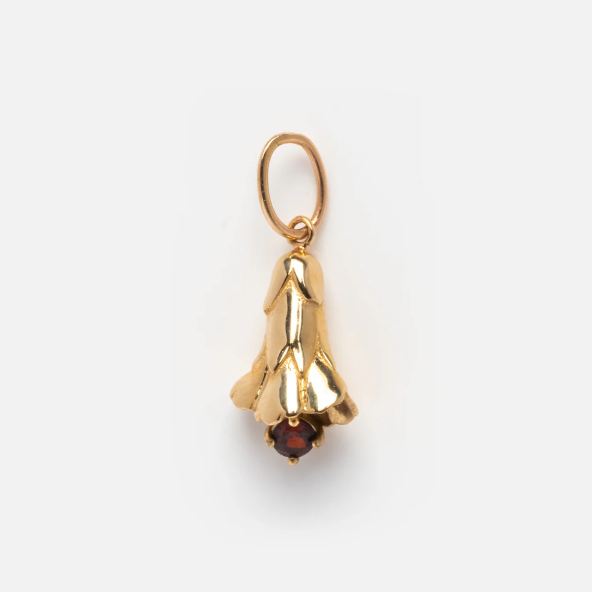Solid Gold Birth Flower Bud Charm - Image 22