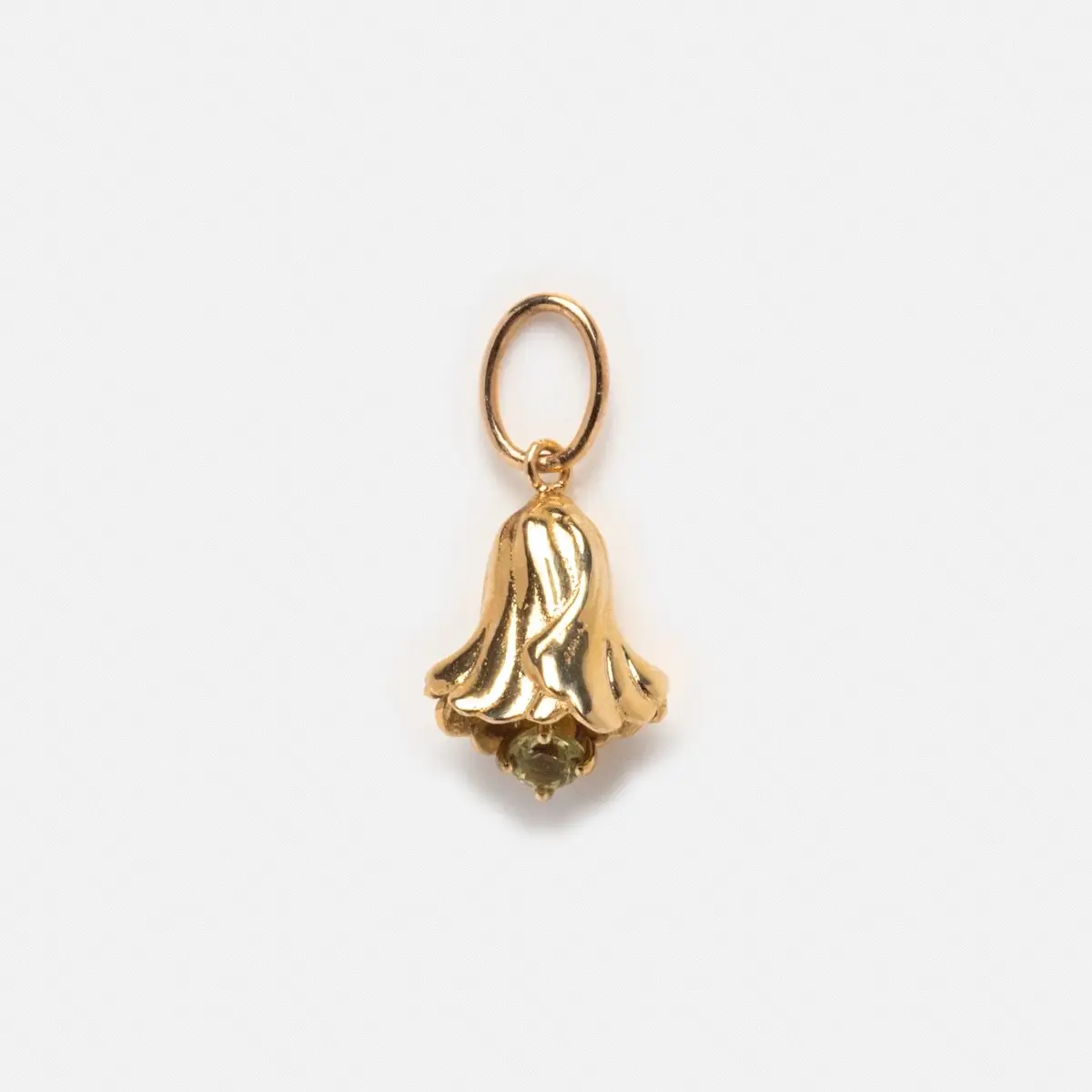 Solid Gold Birth Flower Bud Charm - Image 26