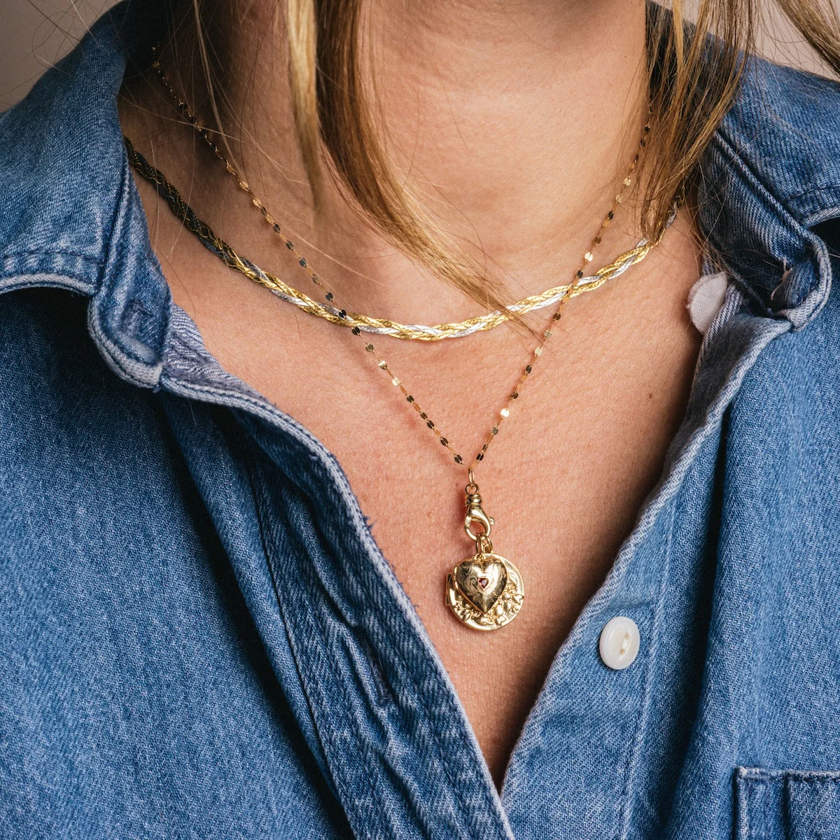 Solid Gold Charm Clip - Image 16