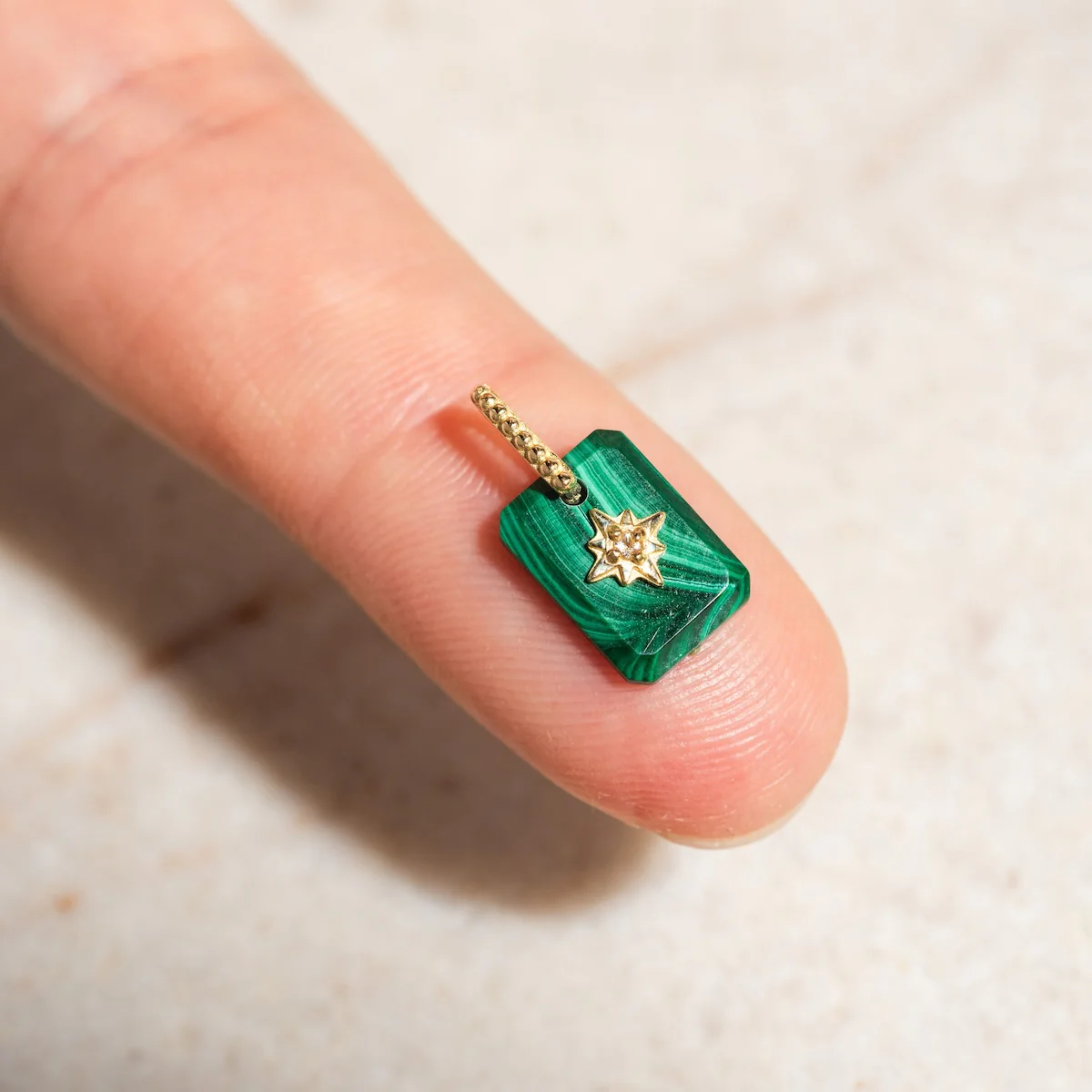 Solid Gold Crystal Amulet Charm for Manifestation - Image 8