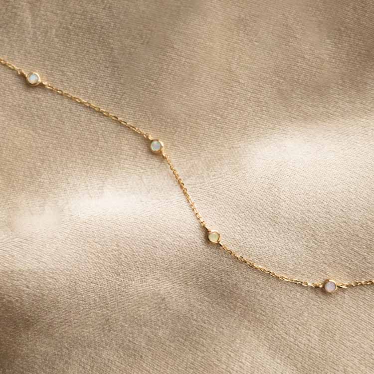 Solid Gold Everyday Opal Bracelet - Image 5