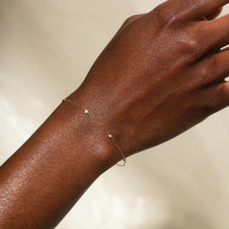 Solid Gold Everyday Opal Bracelet - Image 7