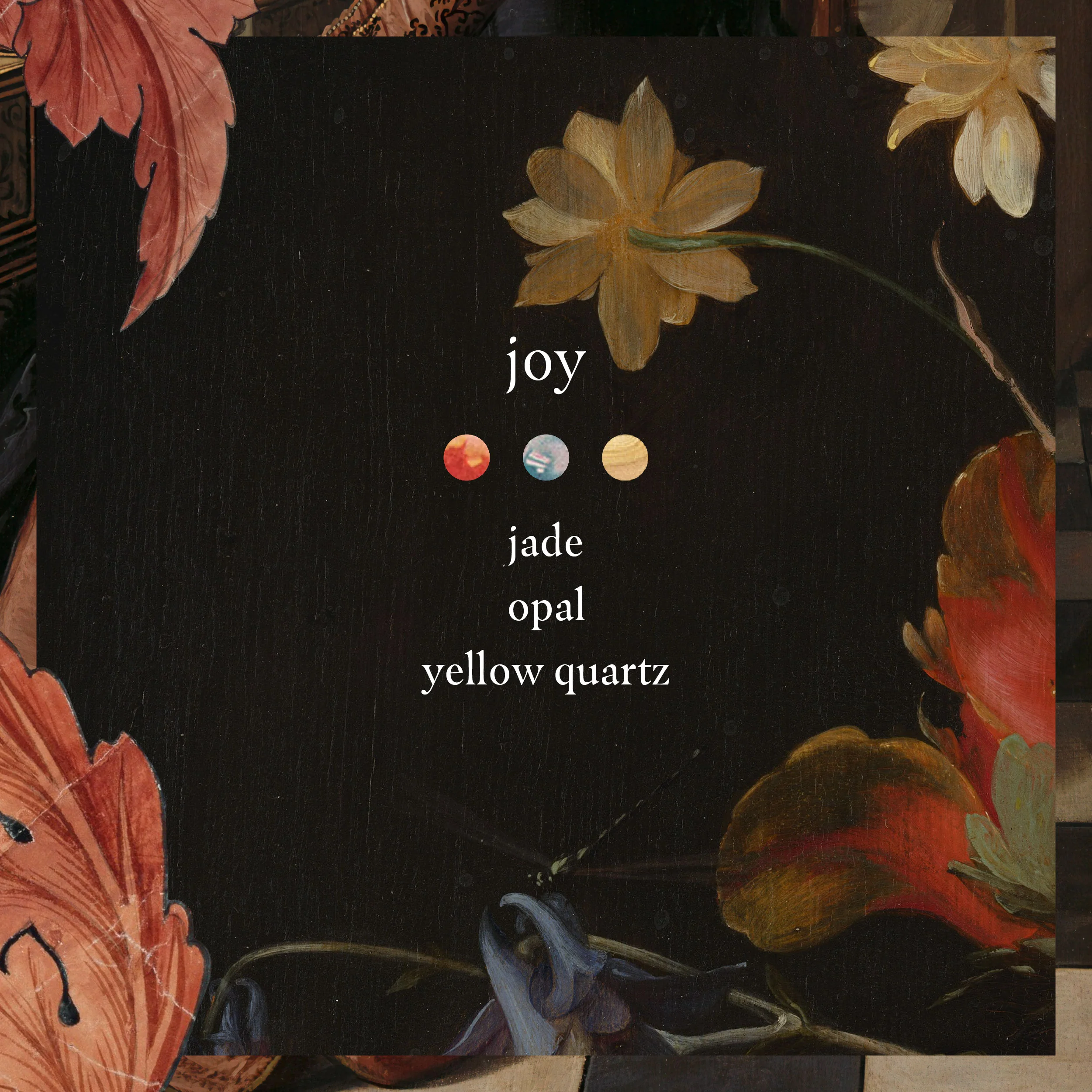 Solid Gold Joy Acrostic Ring - Image 3