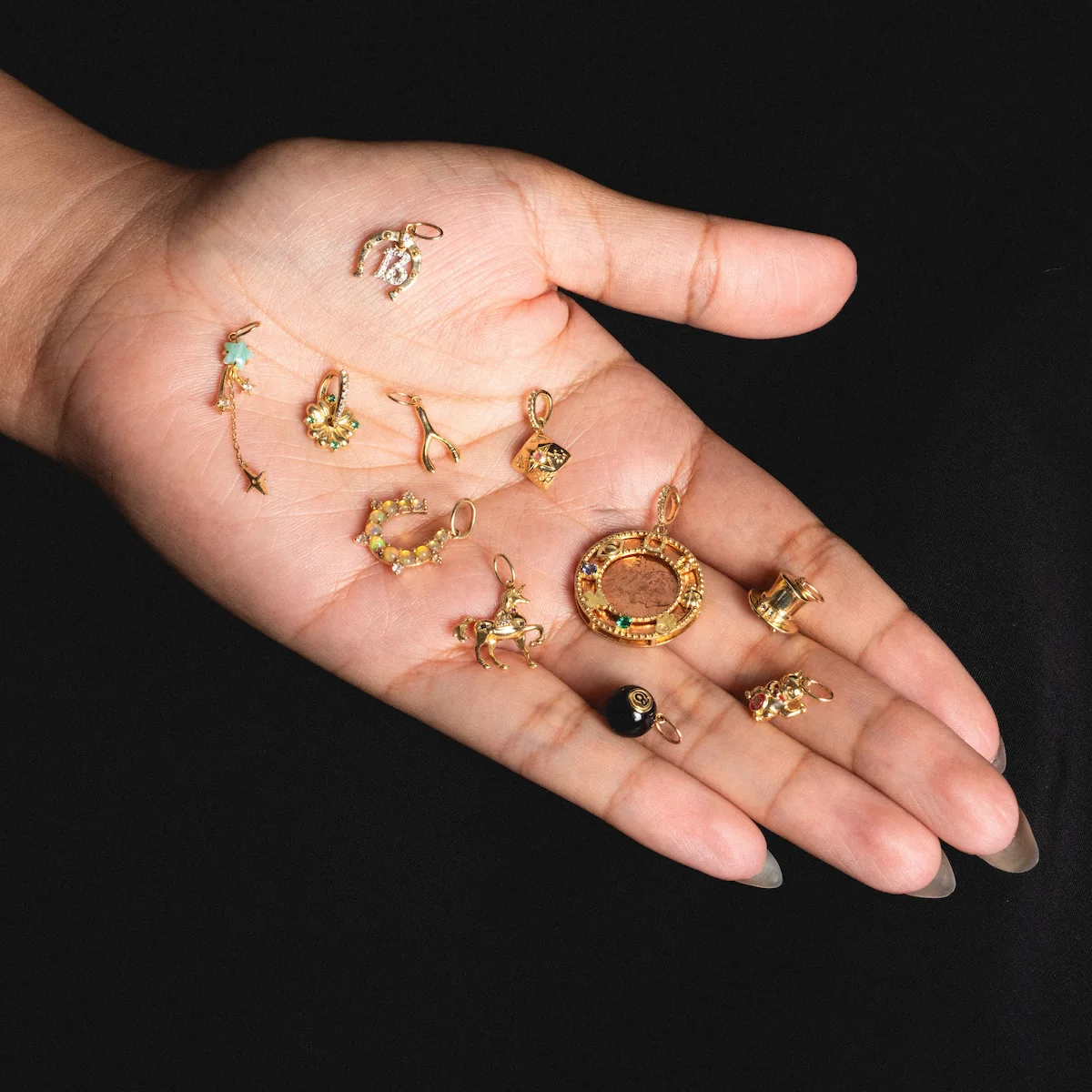 Solid Gold Lucky Charm - Image 4