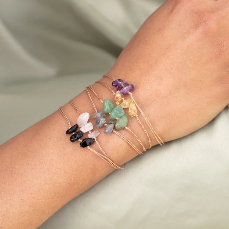 Solid Gold Mantra Bracelet - Image 4