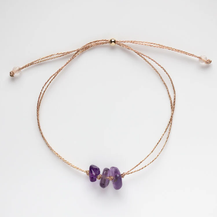 Solid Gold Mantra Bracelet - Image 6