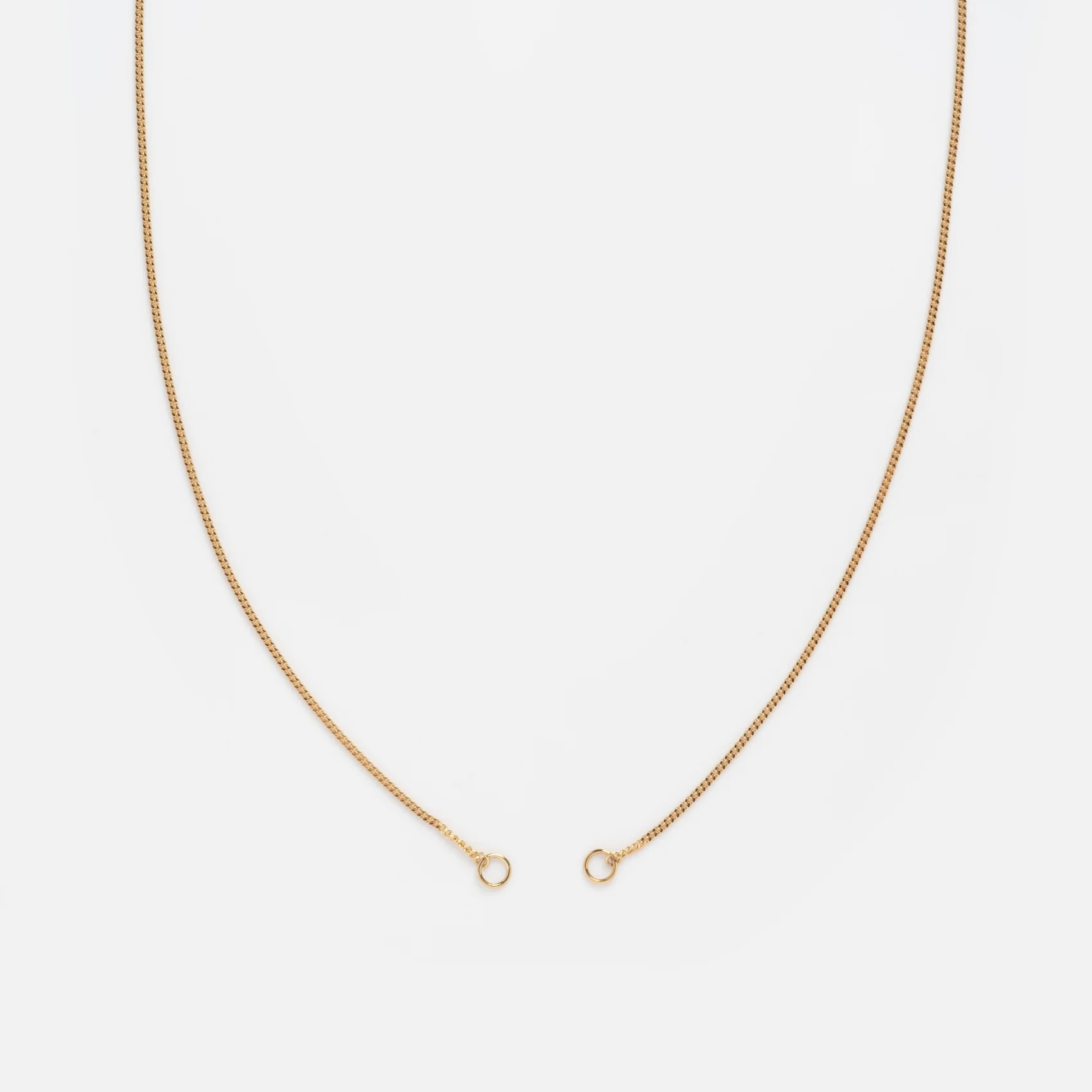 Solid Gold Perfect Start Charm Holder Necklace - Image 26
