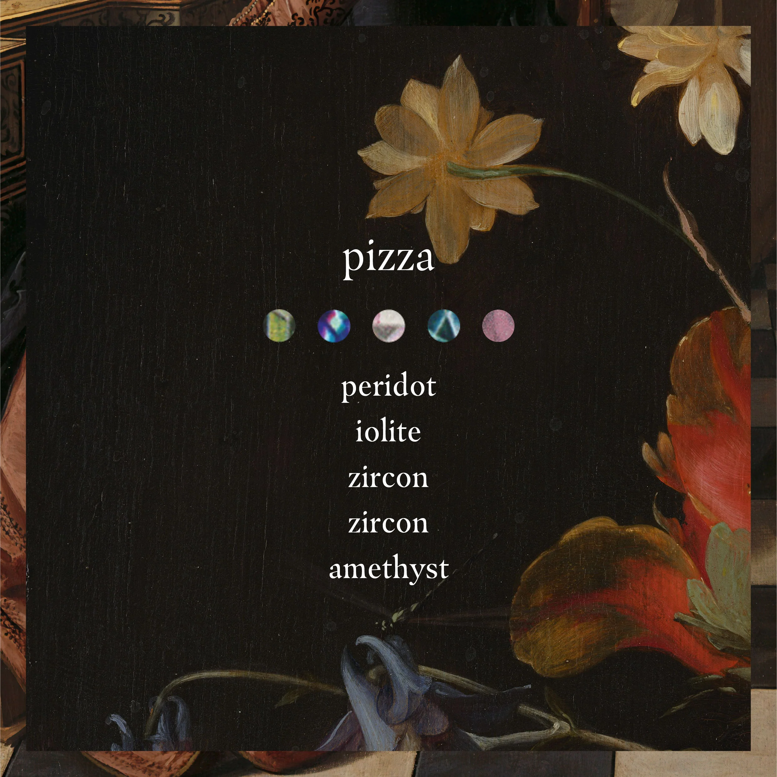Solid Gold Pizza Acrostic Ring - Image 6