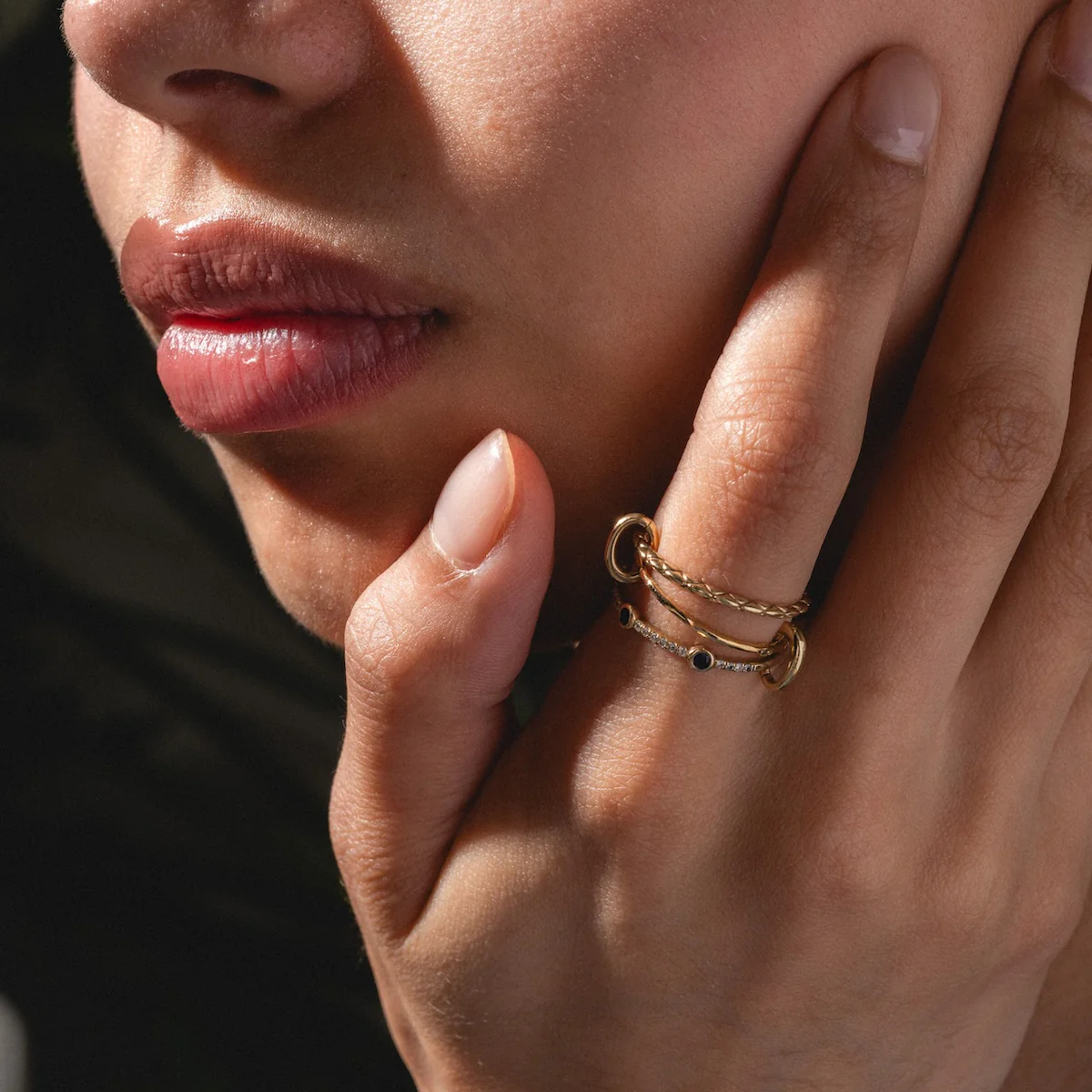 Solid Gold Ring Clip - Image 4