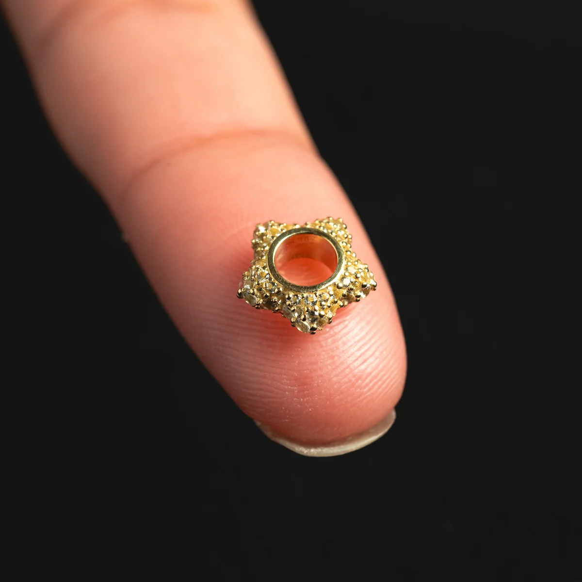 Solid Gold Spacer Charm - Image 5