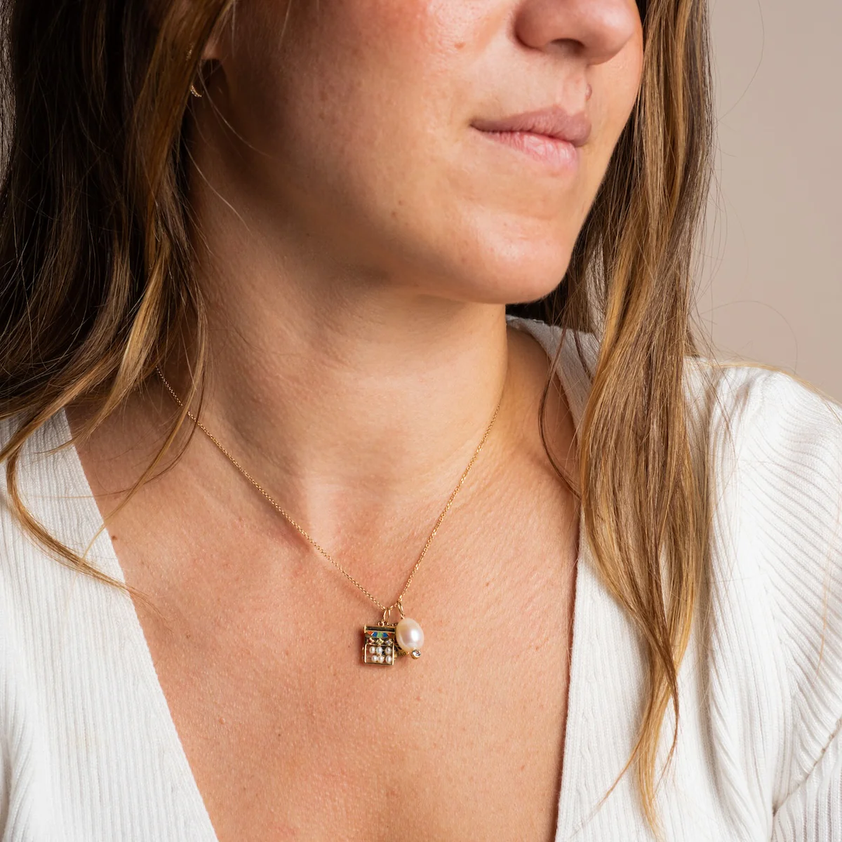 Solid Gold Statement Charm - Image 16