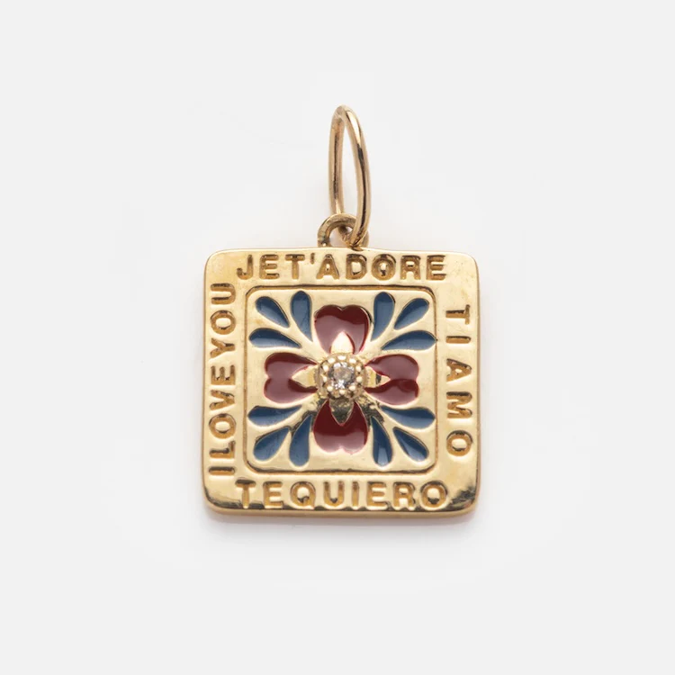 Solid Gold Statement Charm - Image 24