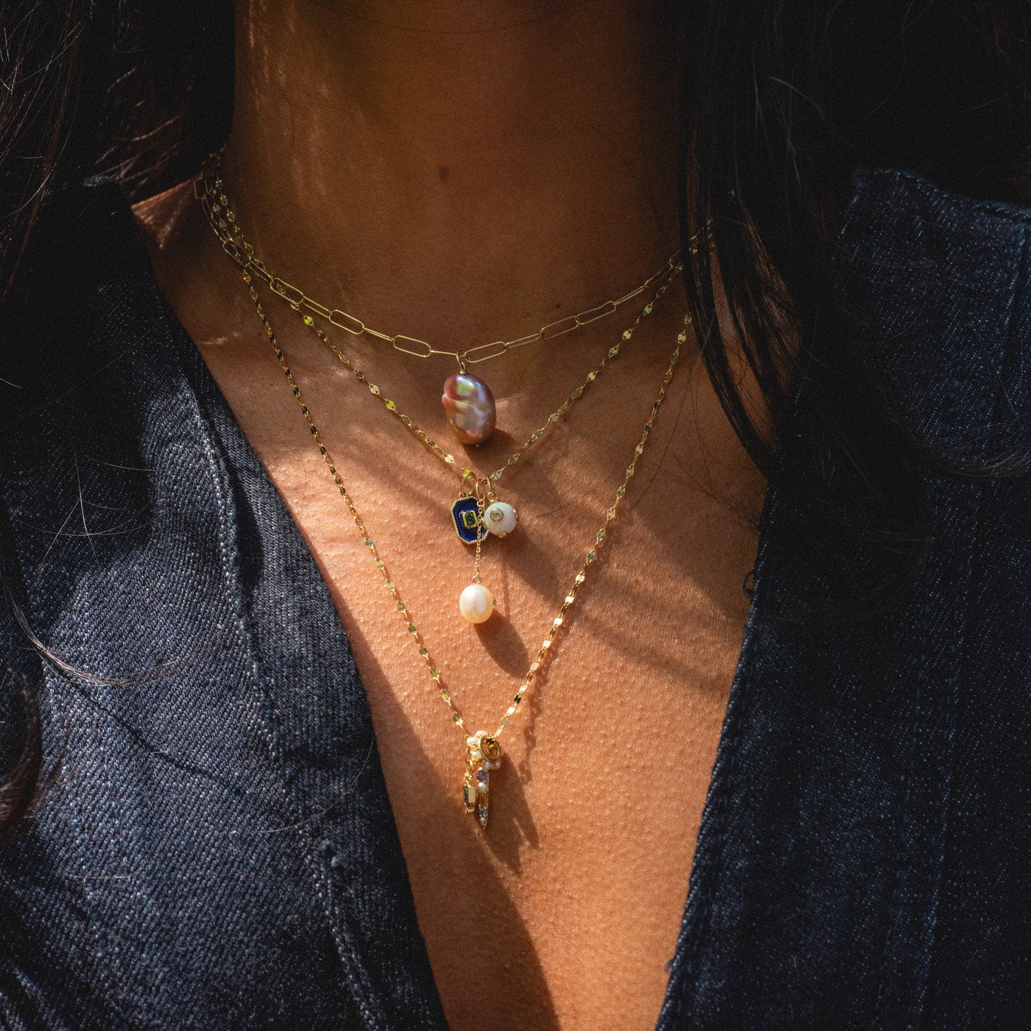 Solid Gold Statement Charm - Image 3