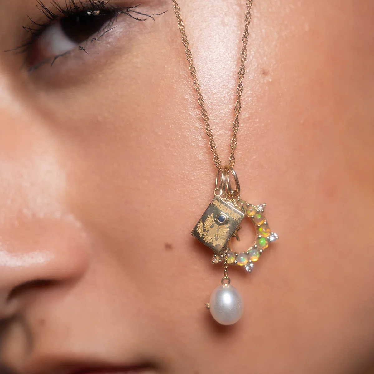 Solid Gold Statement Charm - Image 7