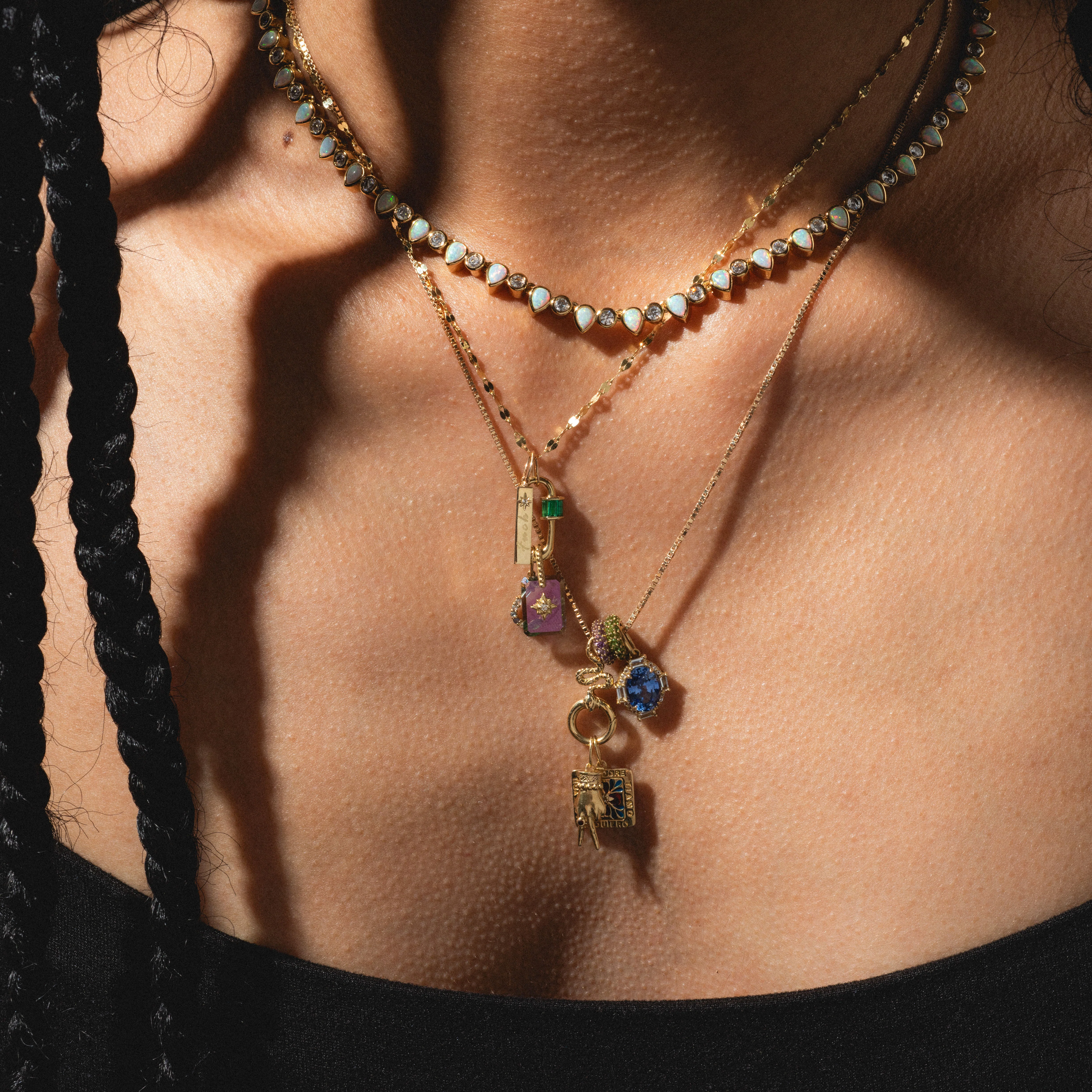 Solid Gold Tiny Fuck Charm - Image 5
