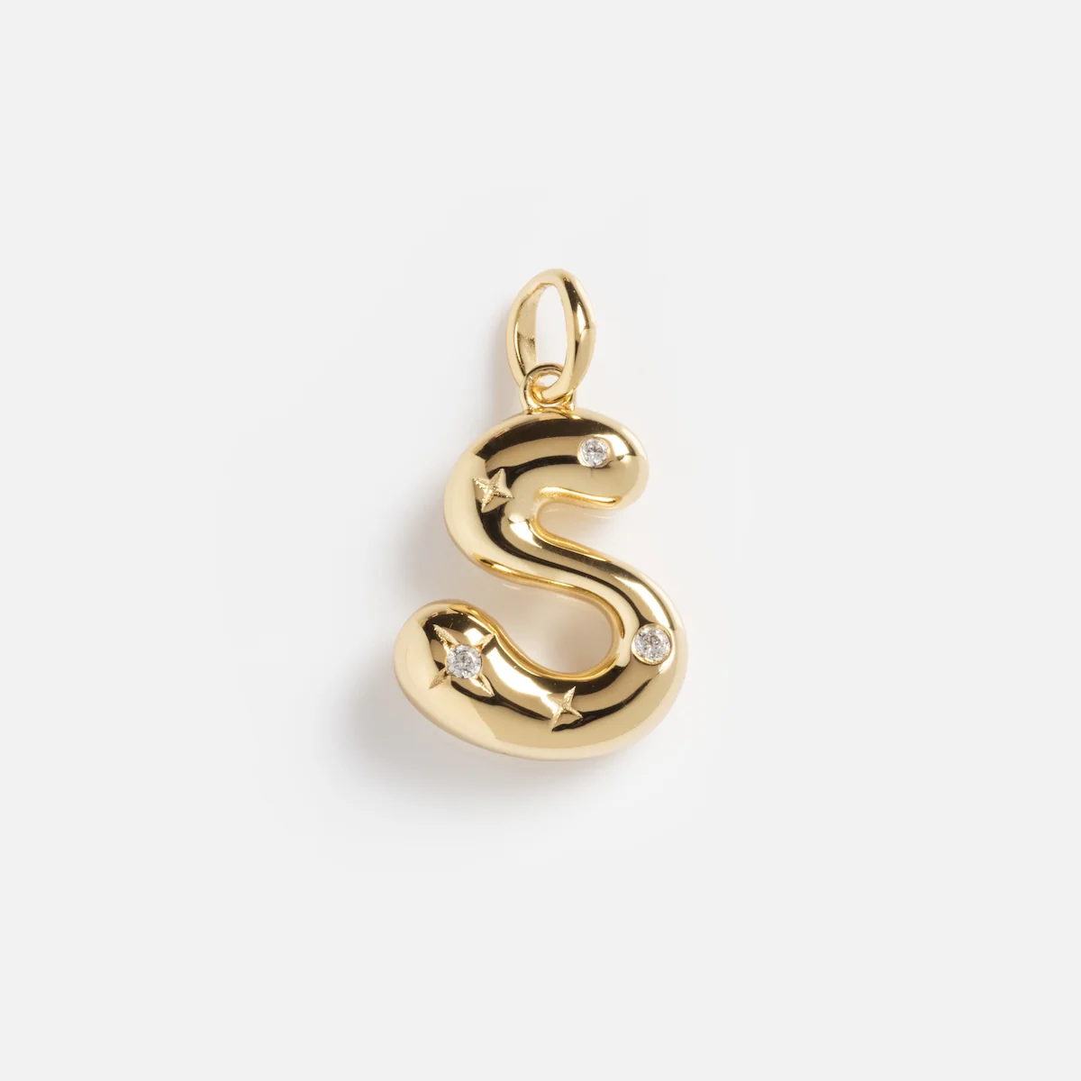 Star Crossed Celestial Bubble Letter Charm - Image 26
