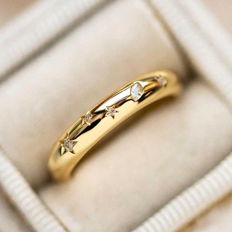 Star Crossed Celestial Dome Ring - Image 6