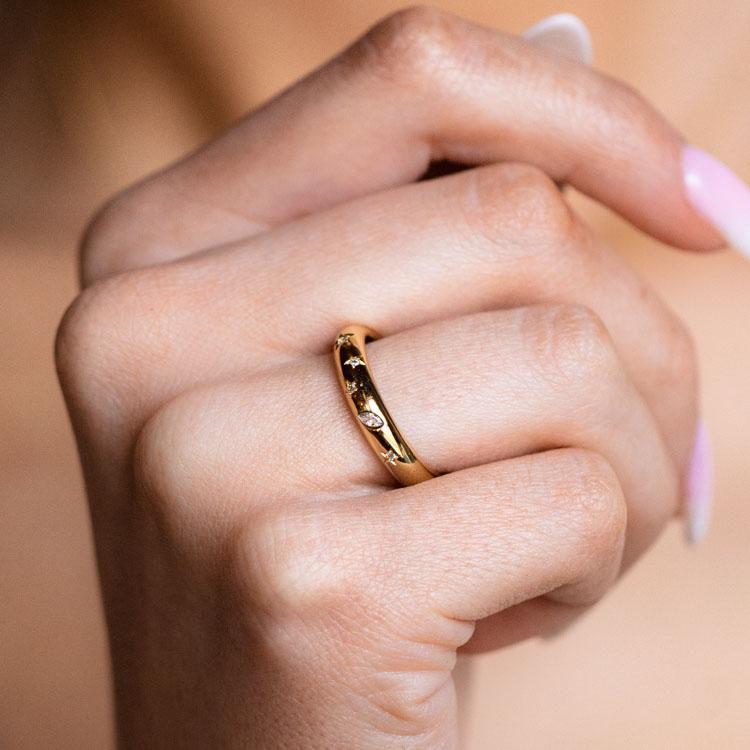 Star Crossed Celestial Dome Ring - Image 7