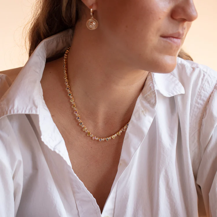 Teardrop Tennis Necklace - Image 10