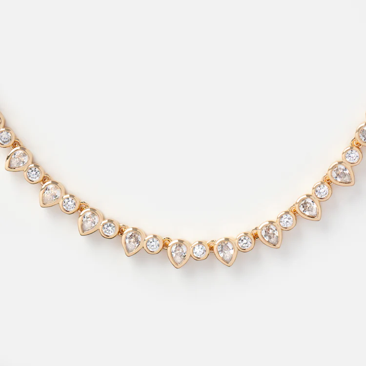 Teardrop Tennis Necklace - Image 15