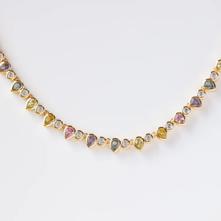 Teardrop Tennis Necklace - Image 18