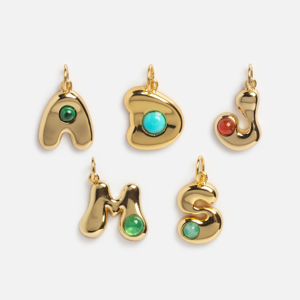 Thea Bubble Letter Charm - Image 2