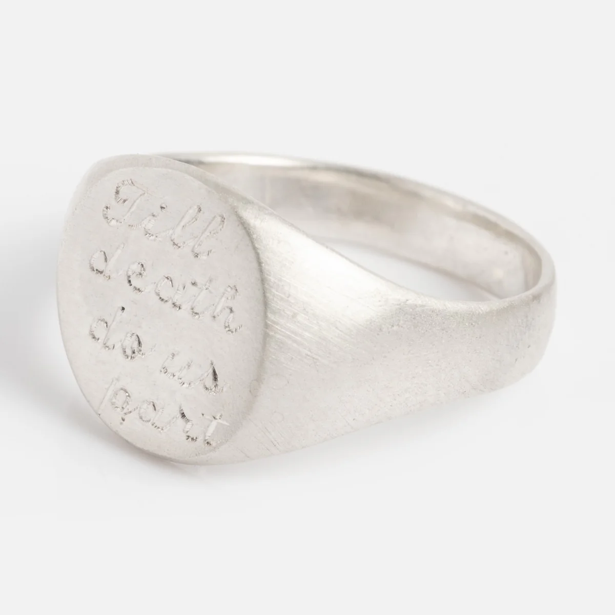 Till Death Do Us Part Signet Ring - Image 8