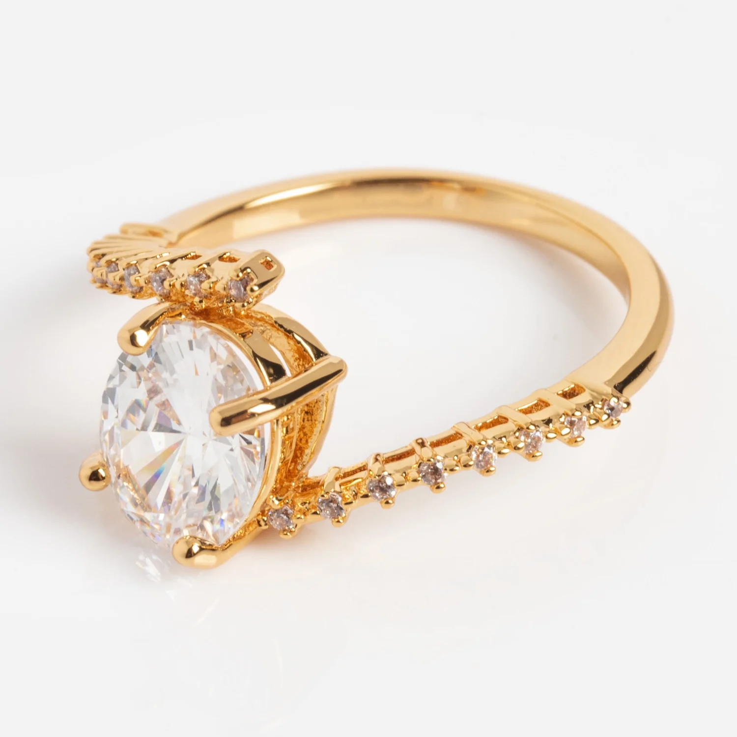 Tilted CZ Ring - Image 8