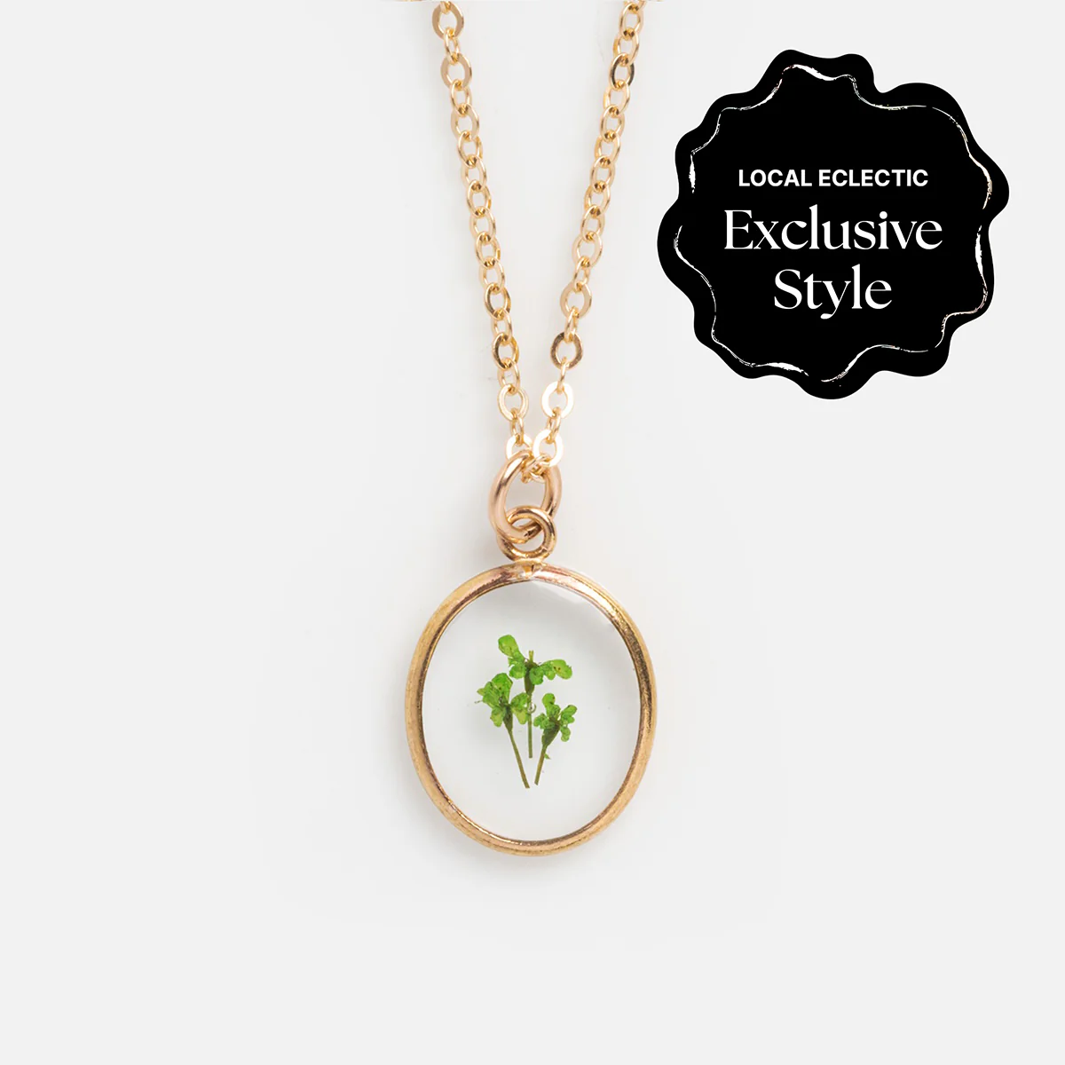 Tiny Birth Flower Portrait Necklace - Image 10