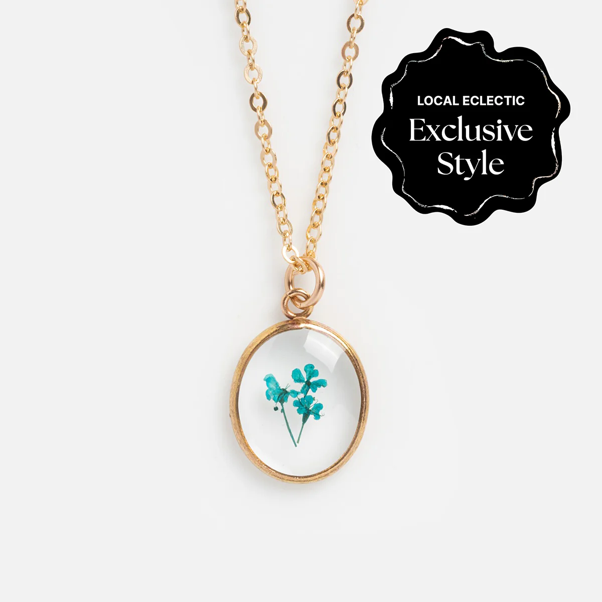 Tiny Birth Flower Portrait Necklace - Image 9