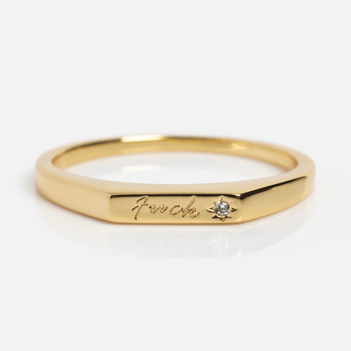 Tiny Fuck Stacking Ring Set - Image 7