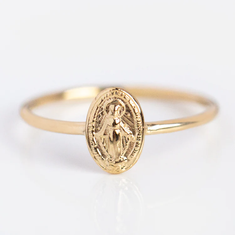 Tiny Miraculous Medal Ring
